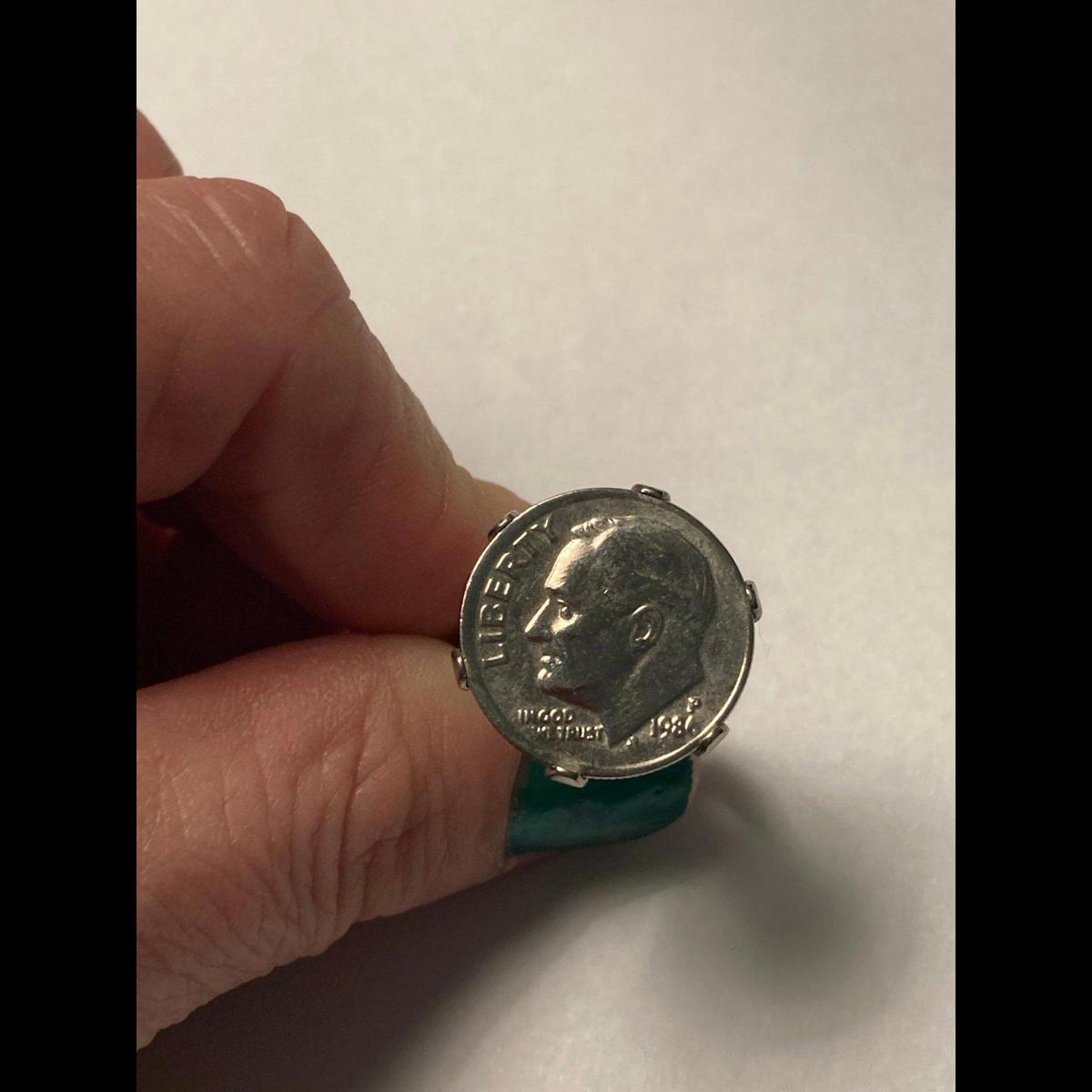 Whimsical Dime Ring